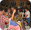 the bar at Iron Barley (photo by Tom Weber)